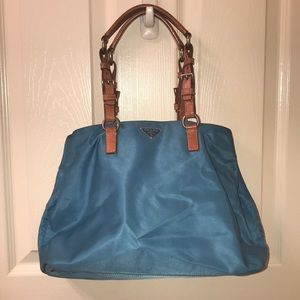Vintage Prada Blue Purse